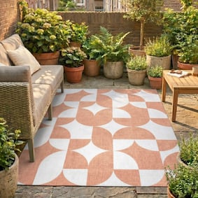 Abstract buitenkleed - Groovy Tiles Terra 