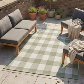 In & Outdoorkleed - Ranch Checkerboard Groen
