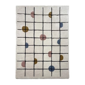 Geometrisch vloerkleed  - Brunello Circles Multicolor - sfeer