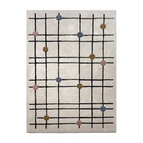 Geometrisch vloerkleed  - Brunello Dots Multicolor - product