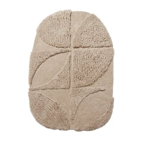 Organisch vloerkleed - Odette Curves Taupe - product