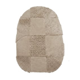 Organisch vloerkleed - Odette Shapes Taupe - product
