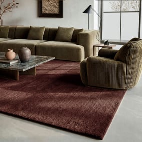 Wollen vloerkleed - Leone Rood