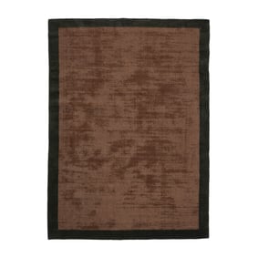 Laagpolig vloerkleed - Lucien Border Roest - sfeer