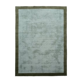 Laagpolig vloerkleed - Lucien Border Groen - product