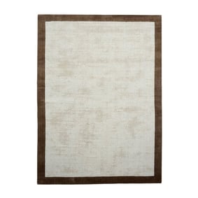 Laagpolig vloerkleed - Lucien Border Creme - product