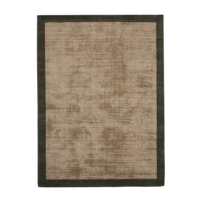 Laagpolig vloerkleed - Lucien Border Bruin - sfeer