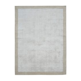Laagpolig vloerkleed - Lucien Border Beige - product