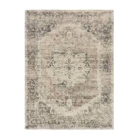 Vintage vloerkleed - Kyra Medaillon Creme - sfeer