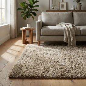 Wollen vloerkleed - Theodore Beige