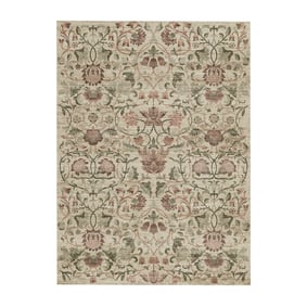 Vloerkleed bloemen - Rosie Beige - product