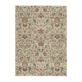 Vloerkleed bloemen - Rosie Beige - sfeer