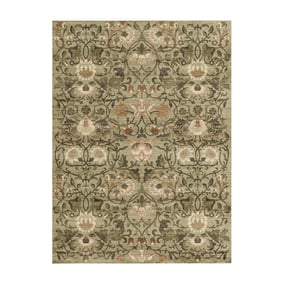 Vloerkleed bloemen - Rosie Groen - product