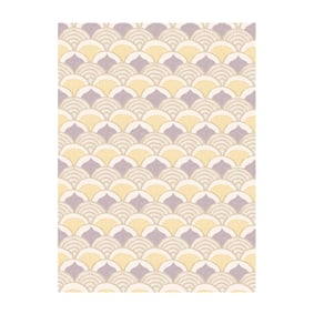 Buitenvloerkleed - Oasis Shell Geel/Lila - sfeer
