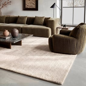 Wollen vloerkleed - Leone Creme