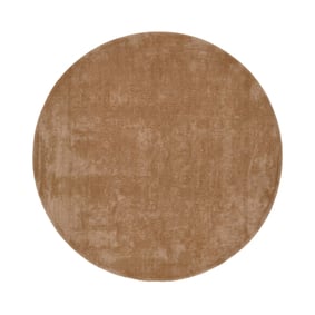 Rond wollen vloerkleed - Leone Taupe - sfeer