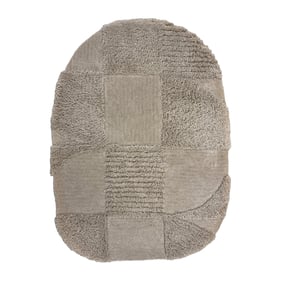 Organisch vloerkleed - Odette Shapes Taupe - sfeer