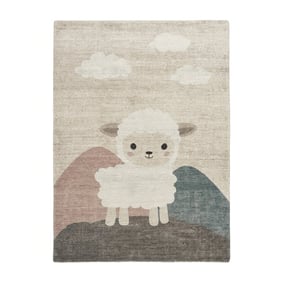 Kinderkamer vloerkleed - Balou Schaap Wit - product