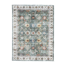 Vintage vloerkleed - Ember Oriental Groen - sfeer