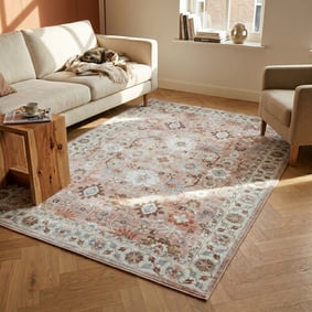 Vintage vloerkleed - Ember Oriental Roze