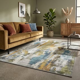 Modern vloerkleed - Strong Paint Multicolor