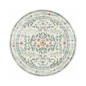 Rond vintage buitenkleed - Luana Groen - sfeer