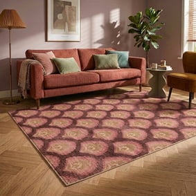 Vintage vloerkleed - Sage Pattern Rood