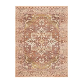 Vintage vloerkleed - Sage Medallion Terracotta - product