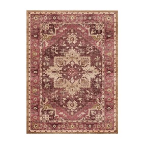 Vintage vloerkleed - Sage Medallion Rood - product