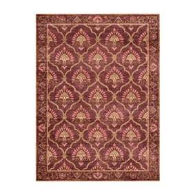 Vintage vloerkleed - Sage Grid Rood - product