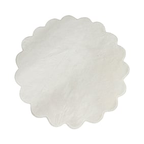 Rond wasbaar vloerkleed - Puck Wit - product