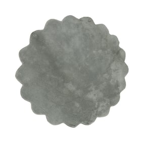 Rond wasbaar vloerkleed - Puck Groen - product