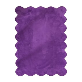 Wasbaar vloerkleed - Puck Paars - product