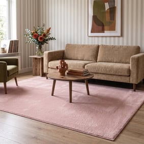 Wasbaar vloerkleed - Vivid Roze 