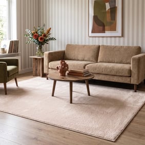 Wasbaar vloerkleed - Vivid Beige 