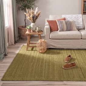 Jute vloerkleed - Fair Groen