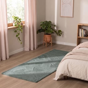 Zacht laagpolige Loper - Cozy Groen