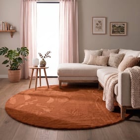 Rond laagpolig vloerkleed - Cozy Terra 