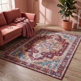 Vintage vloerkleed - Azara Rood