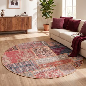 Patchwork Vloerkleed - Moods Rond Rustic No.16