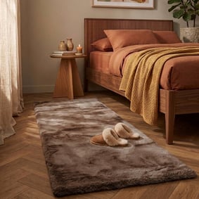 Zachte Hoogpolige loper - Comfy Supreme Taupe