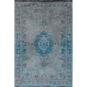 Vintage vloerkleed - The Fading World Grey/Turquoise 8255 - product