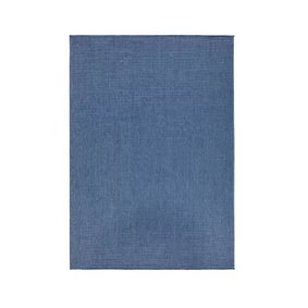 Buitenkleed - Twin Solid Blauw/Creme - product