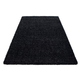 Hoogpolig vloerkleed - Sade Zwart - product
