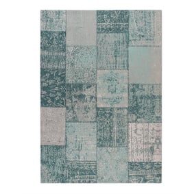 Patchwork vloerkleed - Dreams Mint/Turquoise - product