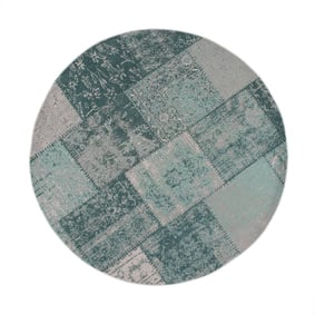 Rond patchwork vloerkleed - Dreams Mint - product