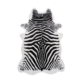 Koeienhuid - Desert Zebra Zwart/Wit - product