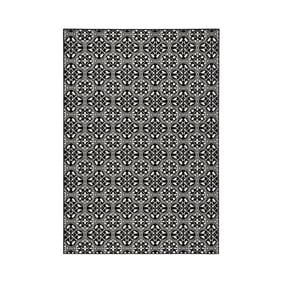 Laagpolig vloerkleed - Gloria Pattern Zwart - product
