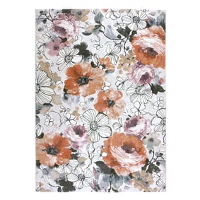 Bloemen vloerkleed - Roos Multicolor - product