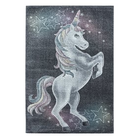 Kindervloerkleed Unicorn - Fleurtje Grijs - product